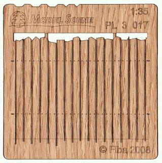 Wooden fence 1:35 - type 17