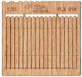 Wooden fence 1:35 - type 14