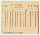 Wooden fence 1:48 - type 4