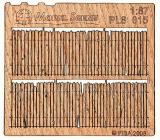 Wooden fence 1:87 - type 15