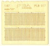 Wooden fence 1:87 - type 17