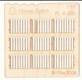 Wooden fence 1:87 - type 20