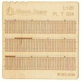 Wooden fence 1:120 - type 4