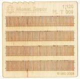 Wooden fence 1:120 - type 9