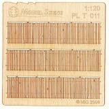 Wooden fence 1:120 - type 11