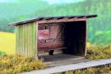 Wooden Passenger Shelter (kit) 1:87