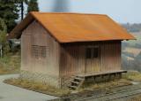 Wooden railway storage 1:87 (kit)