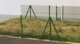 Chain fence with chain mesh gates 2m (1:160)