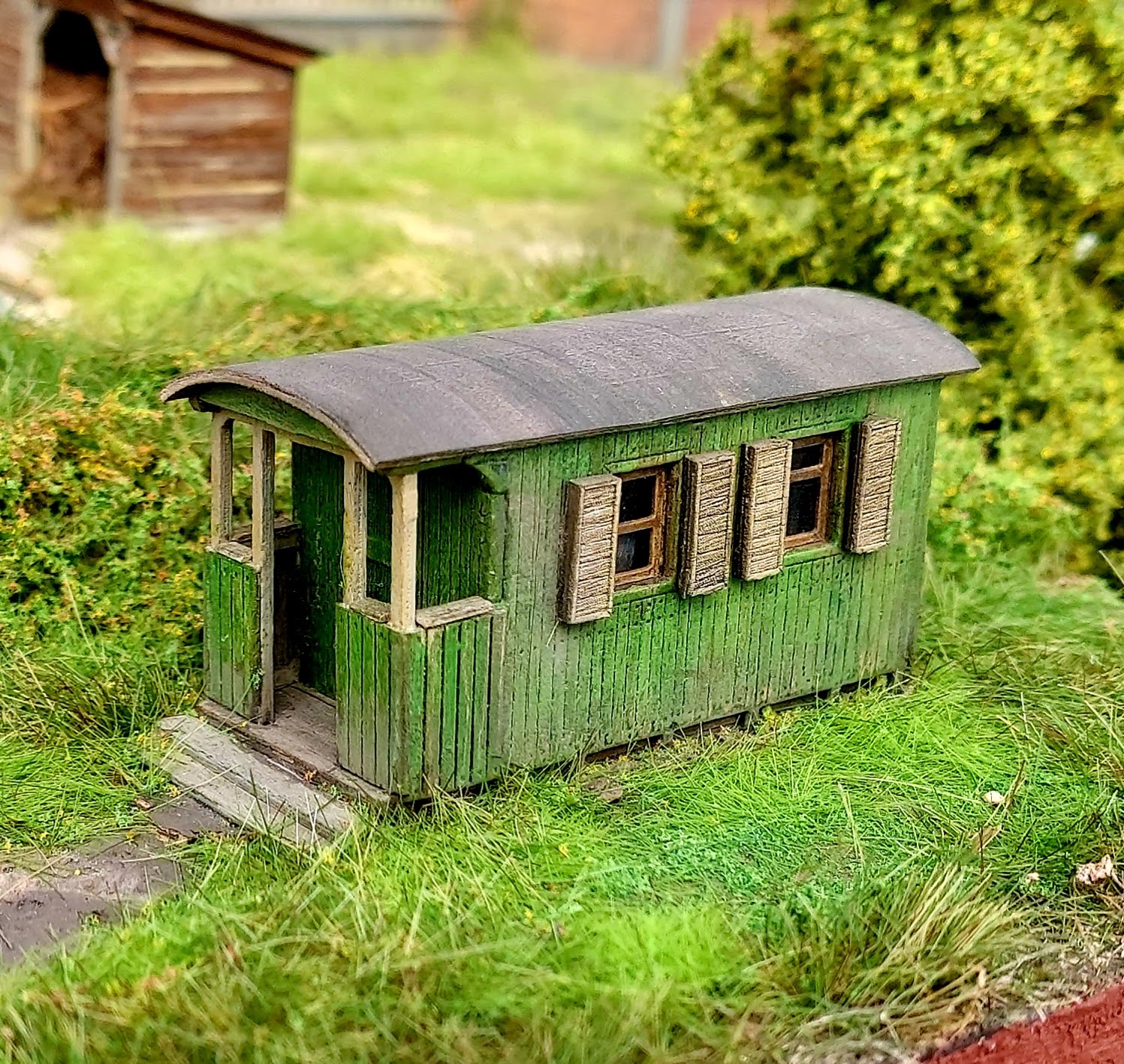 Garden cottage - old wagon (TT kit))