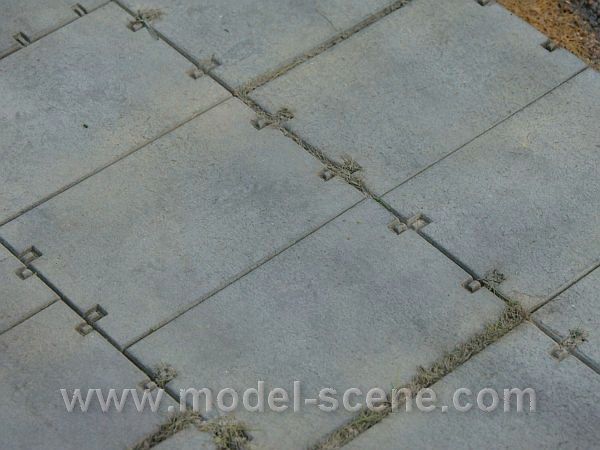 Concrete panels H0 type III. (35 x 23mm)