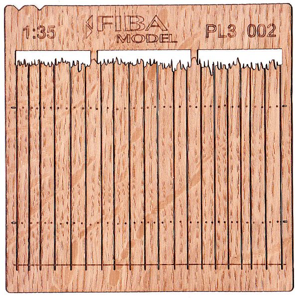 Wooden fence 1:35 - type 2