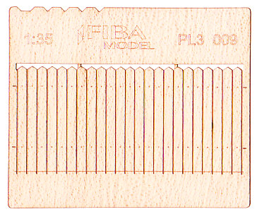 Wooden fence 1:35 - type 9