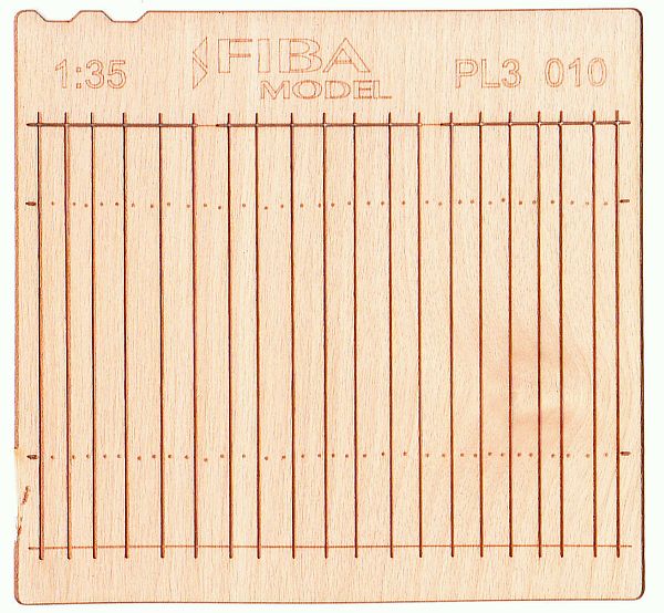 Wooden fence 1:35 - type 10