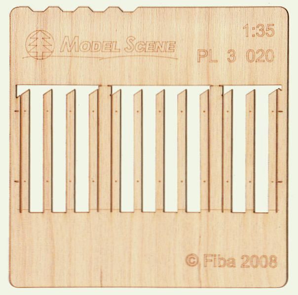 Wooden fence 1:35 - type 20