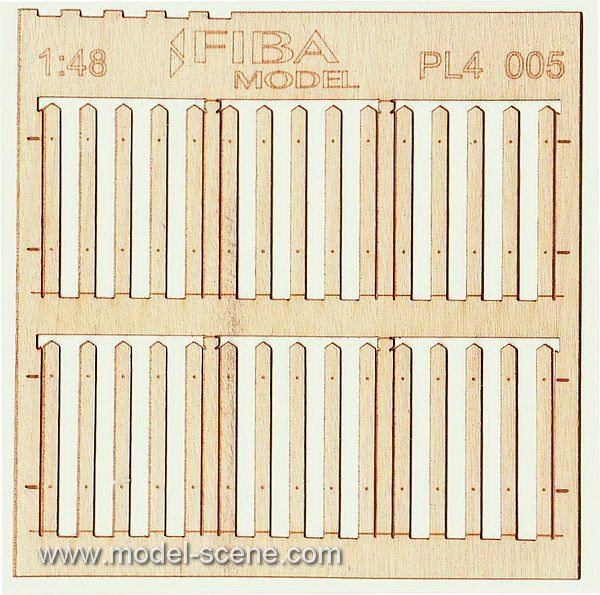Wooden fence 1:48 - type 5