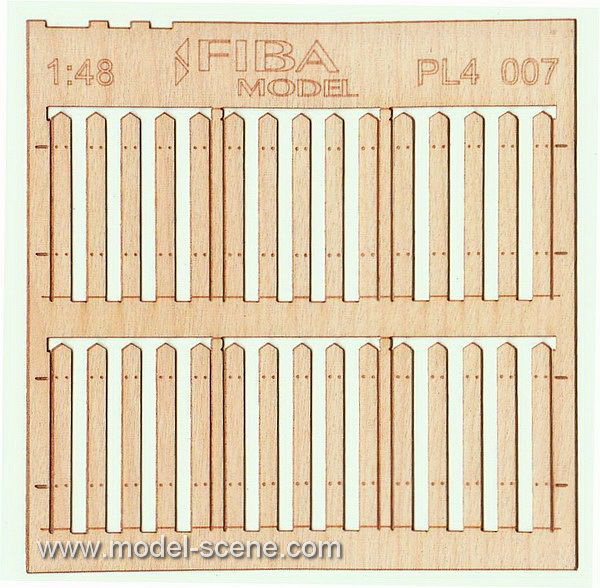 Wooden fence 1:48 - type 7