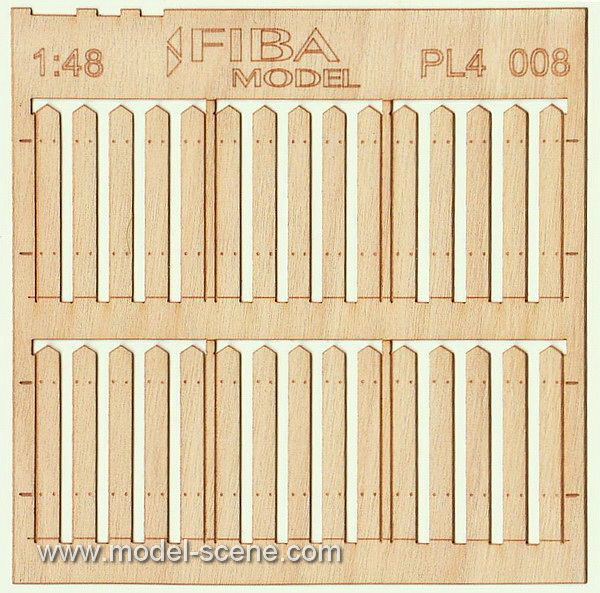 Wooden fence 1:48 - type 8