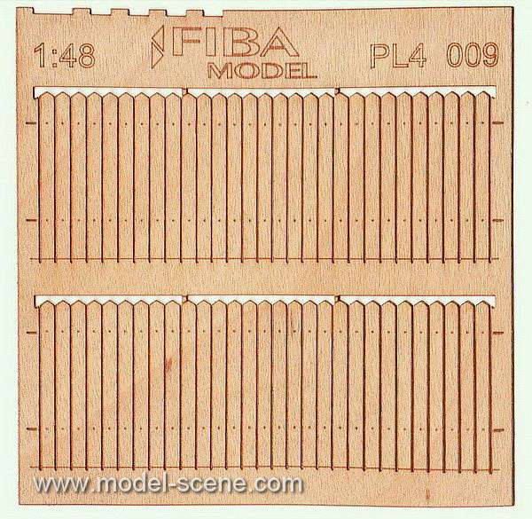 Wooden fence 1:48 - type 9