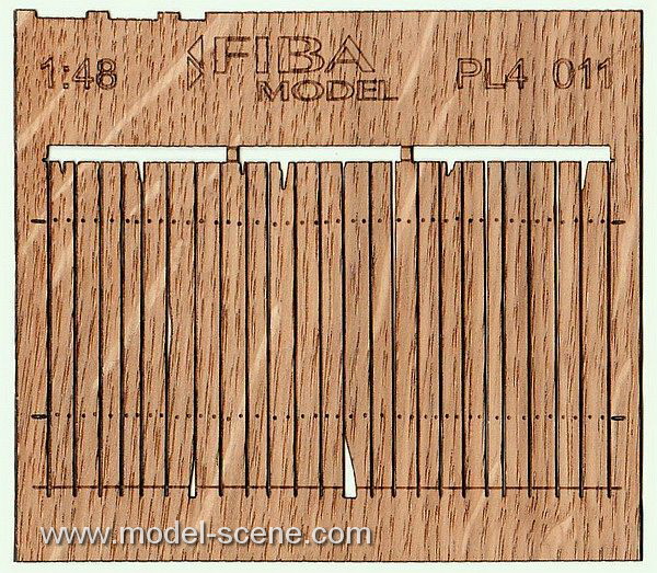 Wooden fence 1:48 - type 11