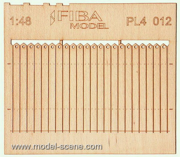 Wooden fence 1:48 - type 12