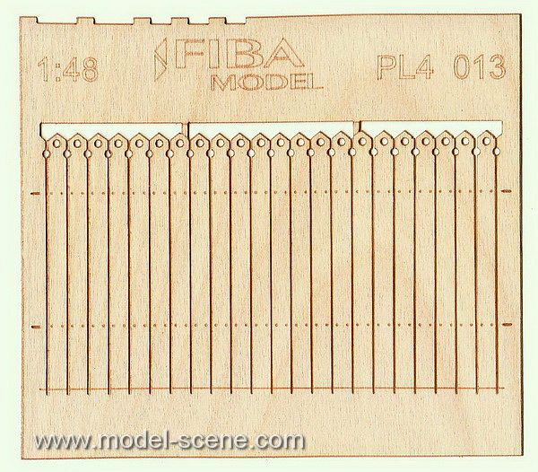 Wooden fence 1:48 - type 13