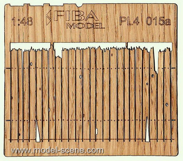 Wooden fence 1:48 - type 15