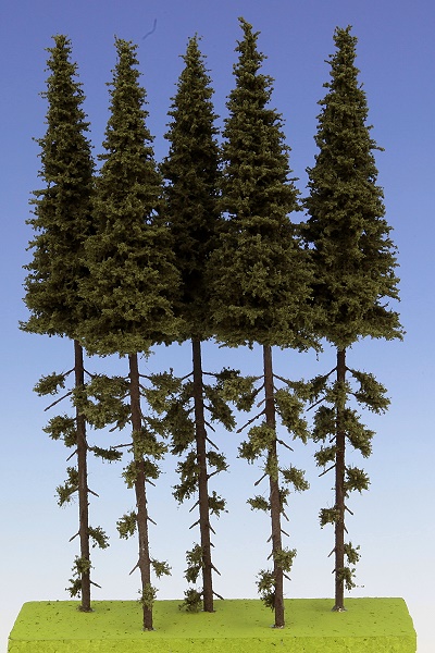 Spruce with trunk 250 mm (5x)