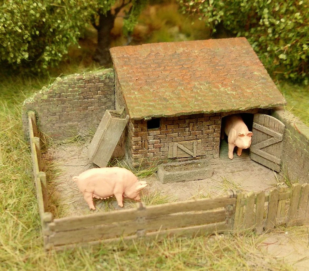 Pig House (kit) 1:87