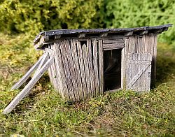 Ruined shed 1:87 (kit)