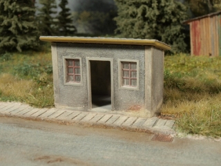 Bus stop 1:120 (kit)