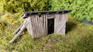 Ruined shed 1:160 (kit)