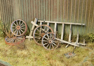 Torso of hay wagon 1:72 / 1:87