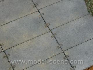 Concrete panels 1:120 - type II. (25,5 x 12,5mm)