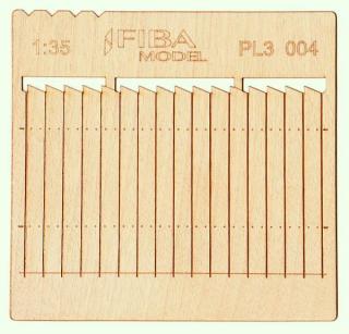 Wooden fence 1:35 - type 4