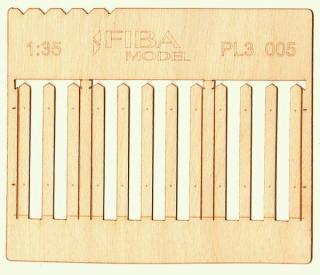 Wooden fence 1:35 - type 5
