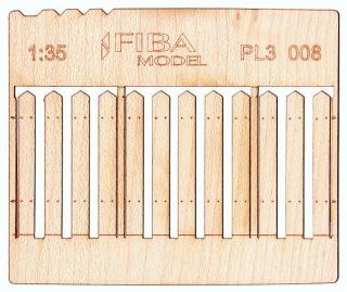Wooden fence 1:35 - type 8