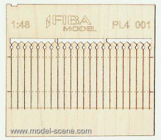 Wooden fence 1:48 - type 1