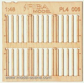 Wooden fence 1:48 - type 6