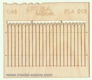 Wooden fence 1:48 - type 13
