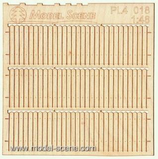 Wooden fence 1:48 - type 18
