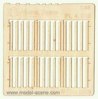 Wooden fence 1:48 - type 19