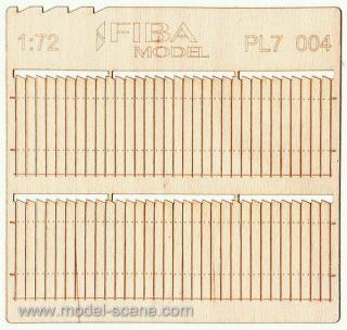 Wooden fence 1:72 - type 4