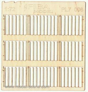 Wooden fence 1:72 - type 6