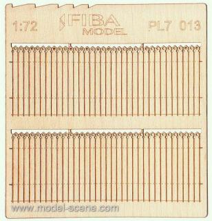 Wooden fence 1:72 - type 13