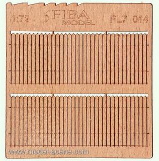 Wooden fence 1:72 - type 14
