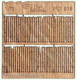Wooden fence 1:72 - type 15