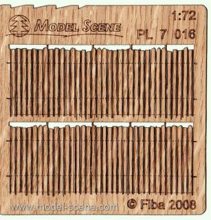 Wooden fence 1:72 - type 16