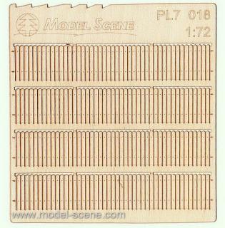 Wooden fence 1:72 - type 18