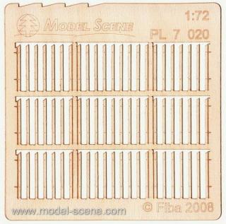 Wooden fence 1:72 - type 20