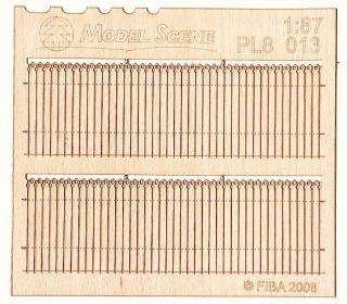 Wooden fence 1:87 - type 13